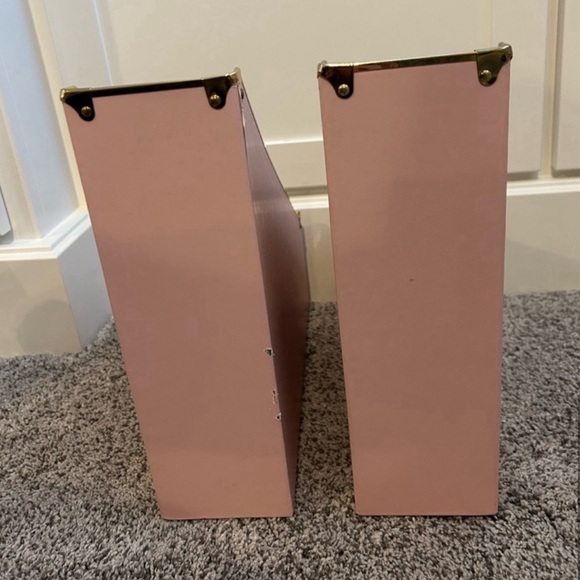 Blush Pink and Gold File Holders, Set of 2 - Picture 5 of 6